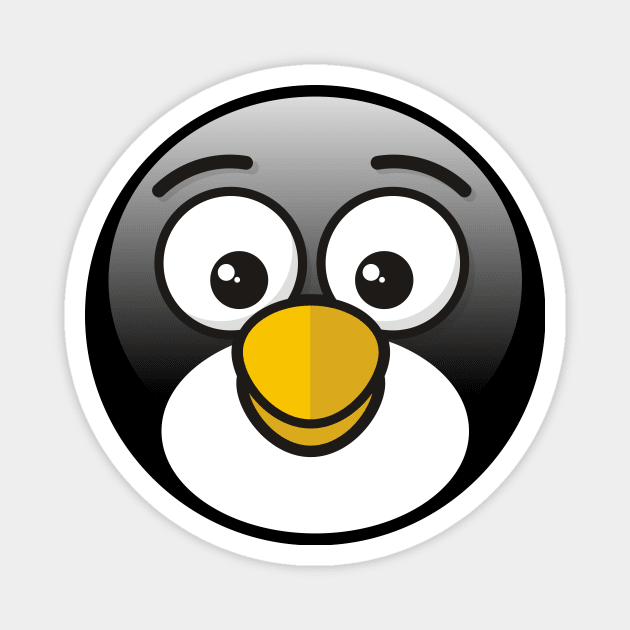 Penguin Emoticon Magnet by sifis